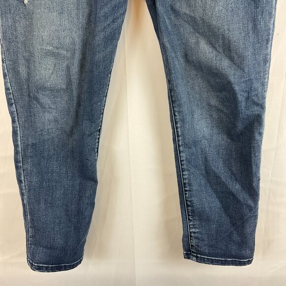 Democracy Absolution Jeans 16 Blue Distressed Slim Leg Stretch - Picture 4 of 11